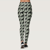 Zwart lab leggings (Achterkant)