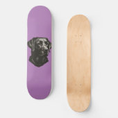 Zwart lab skateboard (Voorkant)