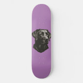 Zwart lab skateboard (Voorkant)