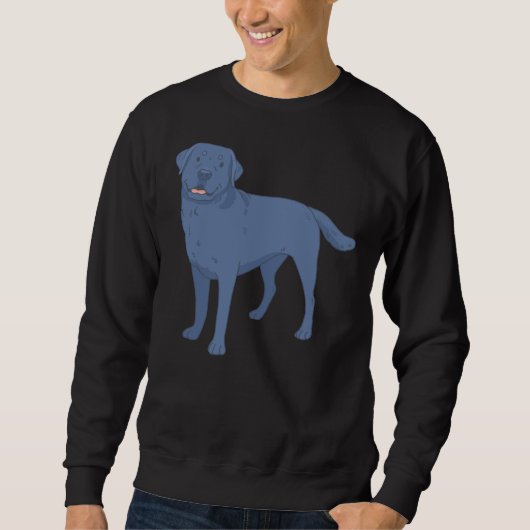 Zwart lab trui (Voorkant)