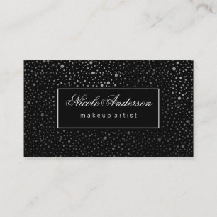 Zwart label voor "Silver Dot Pattern"