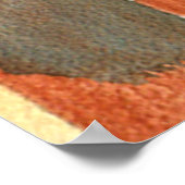 Zwart labradoodle #1 Afdrukken Poster (Hoek)