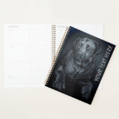 Zwart Labrador Art Planner Engels Retriever Boek (Display)