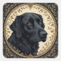 Zwart Labrador Elegant Gestyled Portret 