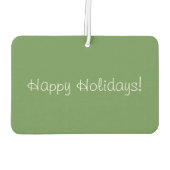 Zwart Labrador - Grappig Lab Kerstverfrisser Luchtverfrisser (Achterkant)