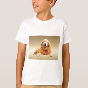 Zwart Labrador-hond waterverfschilderij T-shirt