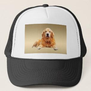 Zwart Labrador-hond waterverfschilderij Trucker Pet