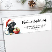 Zwart labrador puppy Cake - zwart lab Etiket