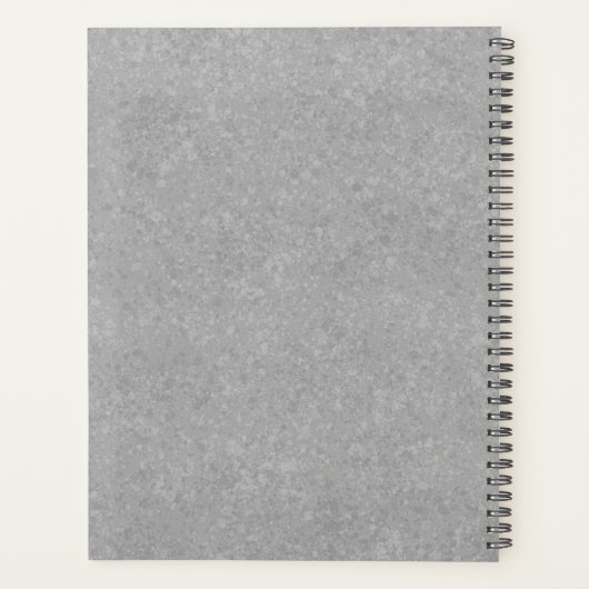 Zwart Labrador Retriever Lab Hond Aangepaste Tekst Planner (Achterkant)