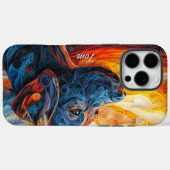 Zwart labrador Retriever Portret Case-Mate iPhone Case (Achterkant (horizontaal))