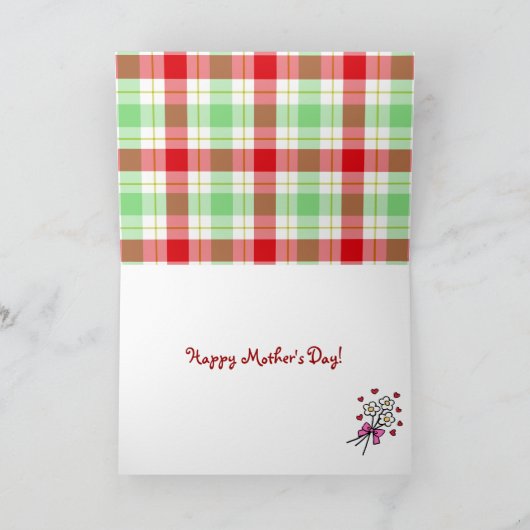 Zwart Labrador stal Uw Moederdag van het Hart Kaart (Binnen)