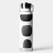Zwart Lava Verticaal spelen Waterfles (Achterkant)