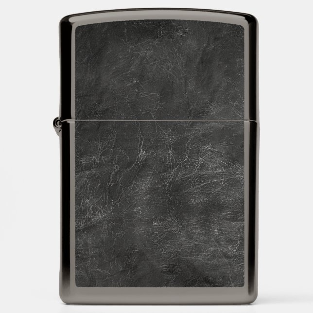 Zwart leder Abstract (Front)