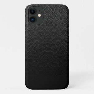 Zwart leder iPhone 11 hoesje