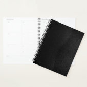 Zwart leder planner (Display)