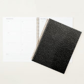 Zwart leder planner (Display)