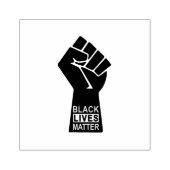 Zwart leeft materie, BLM Rubberstempel (Afrduk)