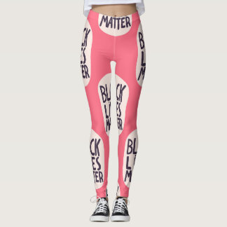 Zwart leeft materie, kalligrafisch patroon leggings