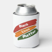 Zwart leven Materie Blikjeskoeler (Blikje Voorkant)