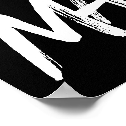 Zwart leven poster (Hoek)