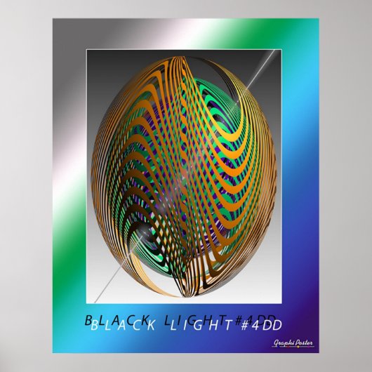 Zwart licht #4DD Poster (Voorkant)