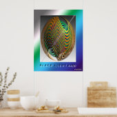 Zwart licht #4DD Poster (Keuken)