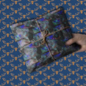 Zwart Licht Neon Glow Xmas Ornament Cluster Tissuepapier