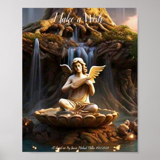 Zwart licht Poster van James Michael Miller (Voorkant)