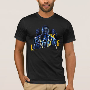 Zwart Lightning Heroes Graphic T-shirt