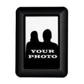 Zwart Lijst - uw Premium-fotomagneetSjabloon Magneet (Verticaal)