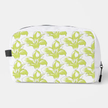 Zwart Lime Krachtig Bloempatroon