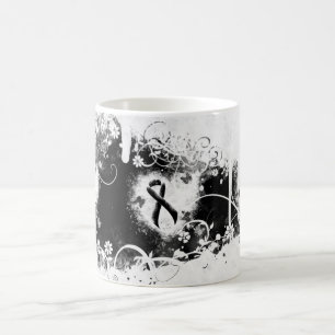 Zwart lint-baanhooghart koffiemok