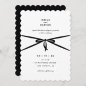 ZWART LINT EN BOOG KAART (Voorkant / Achterkant)