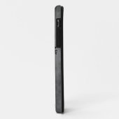 Zwart lint met vleugels Case-Mate iPhone case (Achterkant/links)