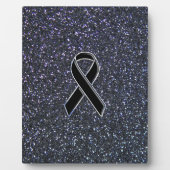 Zwart lintdecor fotoplaat (Voorkant)