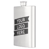 zwart Logo Simple Triple Ribbon Jouw naam Flacon (Links)