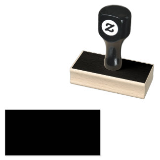 Zwart maak je eigen rubberstempel