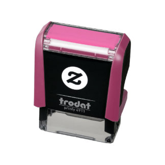Zwart maak je eigen zelfinktende stempel
