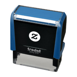 Zwart  maak je eigen zelfinktende stempel