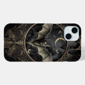 Zwart Magic Spooky Bat Case-Mate iPhone Case (Achterkant (horizontaal))