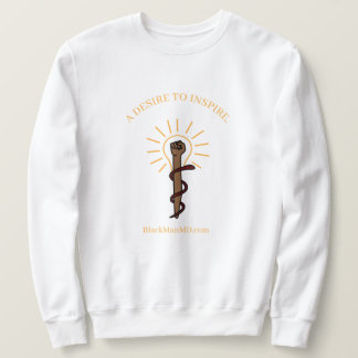 Zwart Man, D.D. Unisex White Sweatshirt