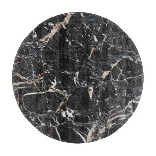 Zwart marmer: natuurlijke abstracte textuur. snijplank