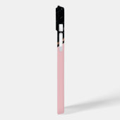 Zwart Marmer Roos Gouden Glitter Case-Mate iPhone Case (Achterkant / Links)