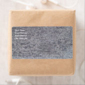 Zwart marmer verzendlabel (Insitu)