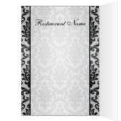 Zwart masker op een zilveren achtergrondmenu (Binnen (Links))