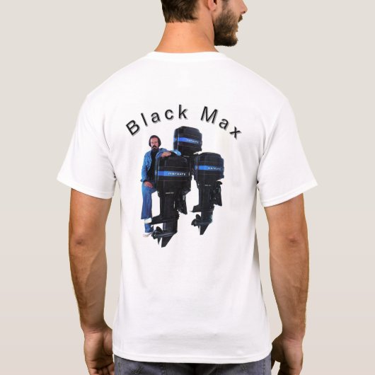 Zwart Max T-shirt (Achterkant)