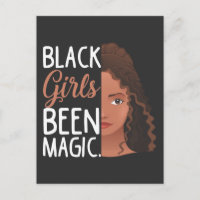 Zwart meisje: Magisch Afrikaans meisje Afro vrouwe