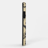 Zwart met Bronze Yin & Yang Case-Mate iPhone Case (Achterkant/rechts)