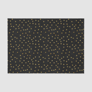 Zwart met gouden glitters tissuepapier
