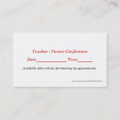 Zwart met kleurrijke appels Het visitekaartje van (Achterkant)